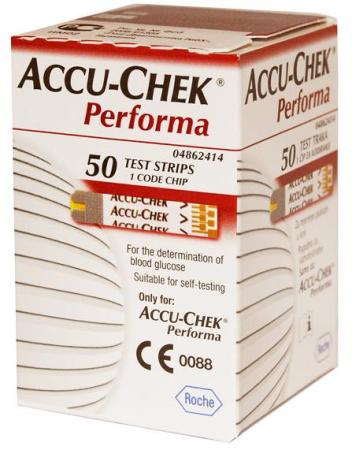 Тест-полоски Акку-Чек Перформа 50шт. (Accu-Chek Performa)