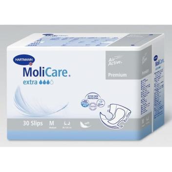 MoliCare Premium soft extra - Воздухопроницаемые подгузники: размер M, 30 шт. 169648