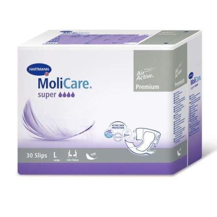 Купить MoliCare Premium soft super - Воздухопроницаемые подгузники: размер L, 30 шт. 169850/0