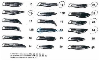 Скальпель хирургический стерильный HUAIYIN MEDICAL INSTRUMENTS