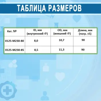 Трубка трахеостомическая без манжеты MEDEREN