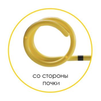 Мочеточниковый стент c покрытием Urotech Yellow Star двухпетлевой  универсальная длина 22-30 см