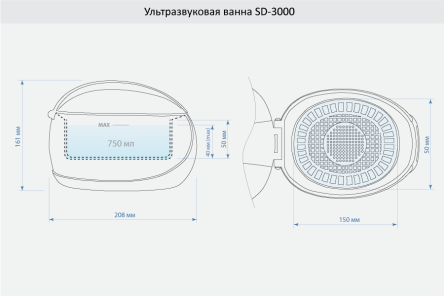 Купить Ультразвуковая мойка SD-3000