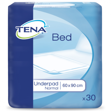 Купить Простынь абсорбирующая Тена Бед Андерпад нормал (Tena Bed Anderpad Normal) 60Х90СМ №30 УЦЕНКА