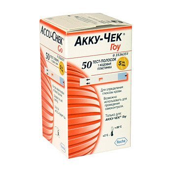 Тест-полоски Accu-Chek Go (Акку-Чек Гоу) 50 шт.