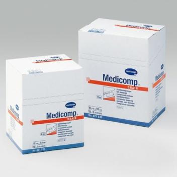 MEDICOMP drain steril Салфетки (стерильные): 7,5х7,5 см; 6 слоев 421533