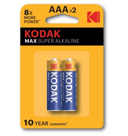 Купить Батарейки Kodak MAX SUPER LR03-2BL (AA), 2шт.