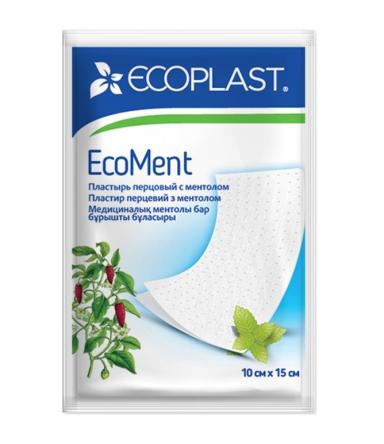 Купить Пластырь перцовый с ментолом  ECOMENT Ecoplast