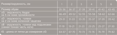 Колготки 2 класс компрессии Ergoforma (121) 23-32мм рт.ст.