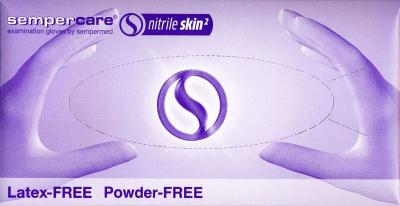 Перчатки Sempercare смотровые, без пудры, НИТРИЛ SKIN2