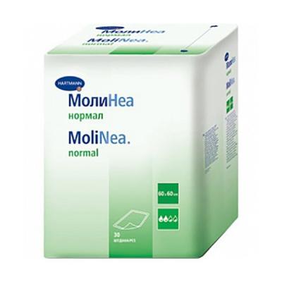 MoliNea normal /МолиНеа нормал - впитывающие пеленки: размер 60 х 60 см, 30 шт. 161320 / 161330