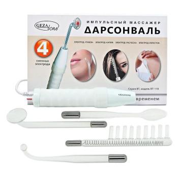 Прибор для дарсонвальной терапии (4 насадки) Gezatone Biolift4 118