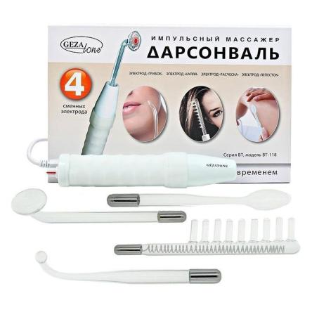 Купить  Прибор для дарсонвальной терапии (4 насадки) Gezatone Biolift4 118 