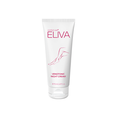 Крем-венотоник для ног ночной ELIVA  VENOTONIC NIGHT CREAM, 75 мл