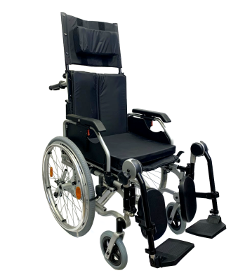 Кресло-коляска инв Lux 300 с наклонной  спинкой и подголовником