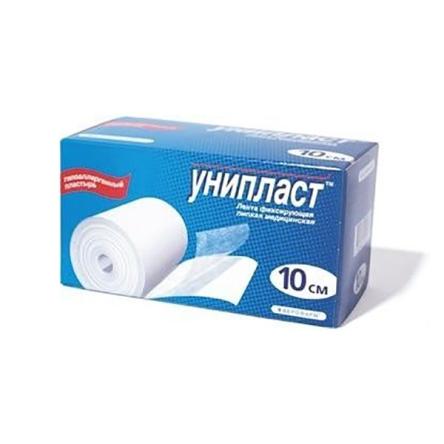 Купить Лейкопластырь "Унипласт" 10*500 см. (нетканый материал)