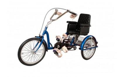 Велосипед для детей-инвалидов трехколесный, рост 115-125см
