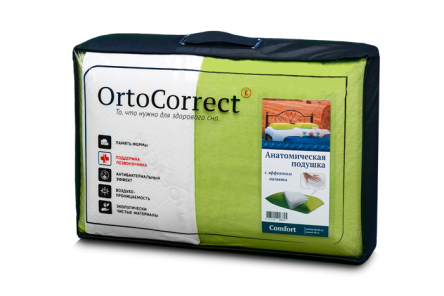 Купить Подушка анатомическая OrtoCorrect Comfort (с двумя наволочками)