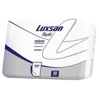 Пеленки впитывающие LUXSAN Basic / Normal 60х90; 60x60см 30шт.