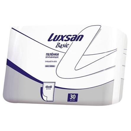 Купить Пеленки впитывающие LUXSAN Basic / Normal 60х90; 60x60см 30шт.