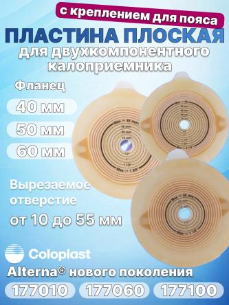 Купить Пластина плоская с креплением Coloplast Alterna 17701,17706,17710 0