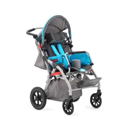 Купить Инвалидная детская кресло-коляска Baby comfort blue H6 0