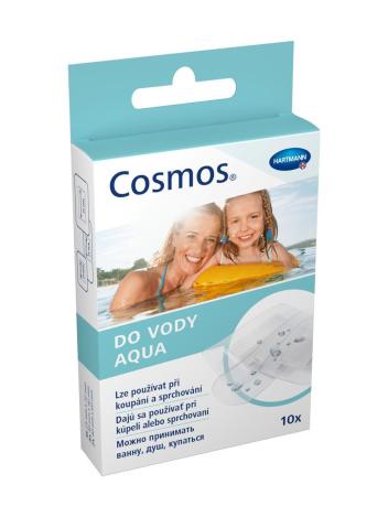 Пластырь из прозрачной пленки водостойкий COSMOS aqua 10 шт. 3 разм.