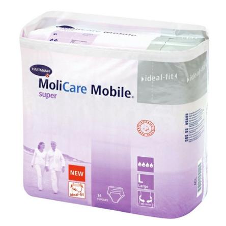 Купить MOLICARE Mobile super - Трусы при недержании 4 капли (14 шт.)