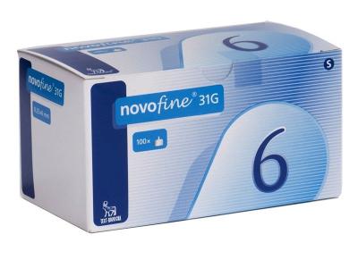 Иглы НовоФайн 31G (6мм) / 30G (8мм) (NovoFine)