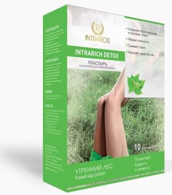 Пластырь Intrarich Detox Утренний лес, 10 шт